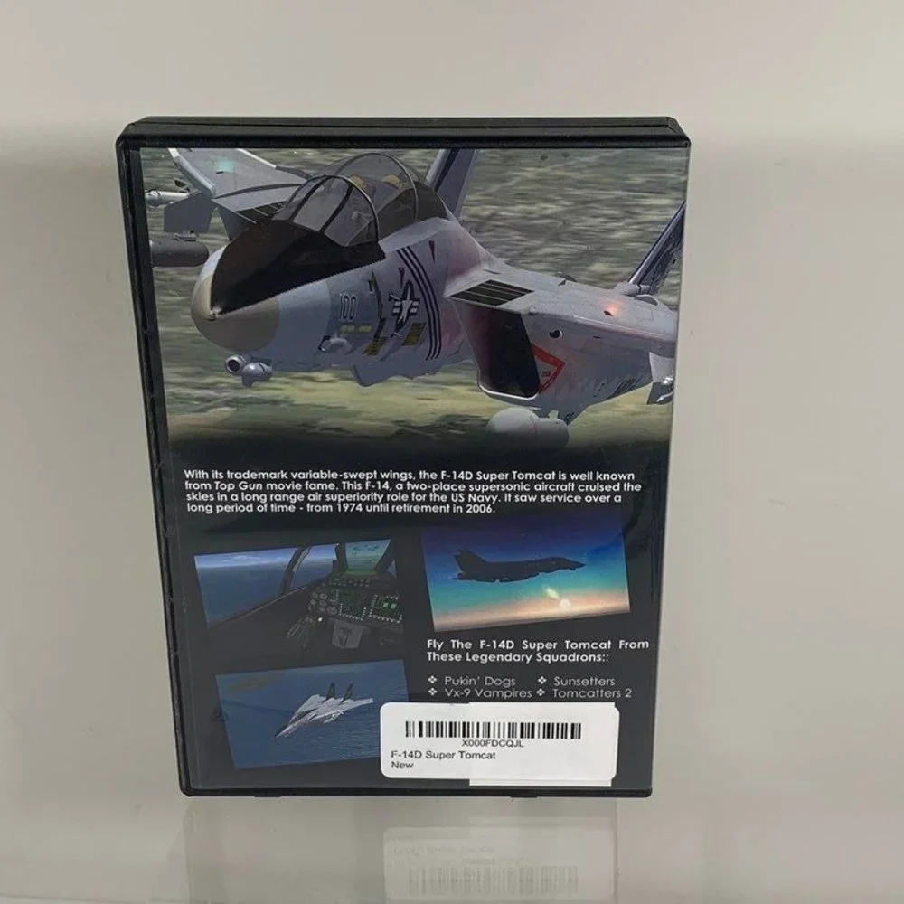 Abacus Microsoft Flight Simulator F-14D Super Tomcat PC FSX, ALL INSERTS Game